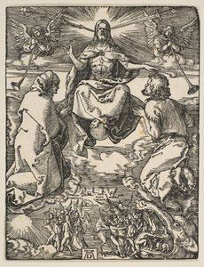 Das Jüngste Gericht, aus der Kleinen Passion von Albrecht Dürer