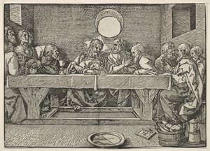 Das letzte Abendmahl, 1523 von Albrecht Dürer