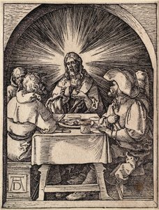 Die kleine Passion: Christus in Emmaus von Albrecht Dürer