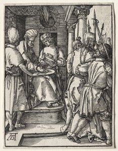 Die Kleine Passion: Pilatus wäscht seine Hände von Albrecht Dürer