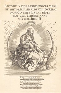 Die Madonna auf der Mondsichel von Albrecht Dürer