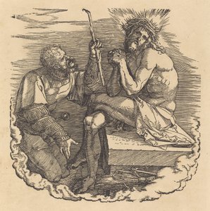 Der Mann der Schmerzen von einem Soldaten verspottet, wahrscheinlich 1511 von Albrecht Dürer