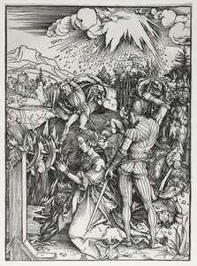 Das Martyrium der Heiligen Katharina von Alexandria, ca. 1497 von Albrecht Dürer