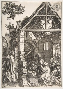 Die Geburt Christi, aus Das Leben der Jungfrau, 1502-3