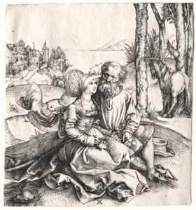 Das Angebot der Liebe (oder Das ungleiche Paar) von Albrecht Dürer