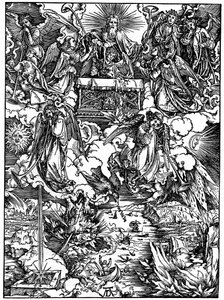 Die Öffnung des siebten Siegels, Die sieben Engel mit den Trompeten, 1498, 1936