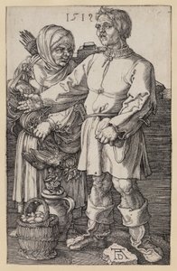 Das Bauernpaar auf dem Markt von Albrecht Dürer
