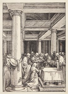 Die Darstellung im Tempel von Albrecht Dürer