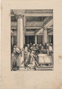 Die Darstellung Christi im Tempel, aus Das Leben der Jungfrau von Albrecht Dürer