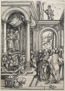 Die Darstellung der Jungfrau im Tempel, um 1502-1503