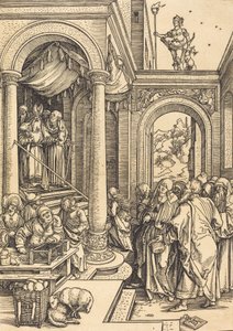 Die Darstellung der Jungfrau im Tempel, ca. 1502-1503 von Albrecht Dürer