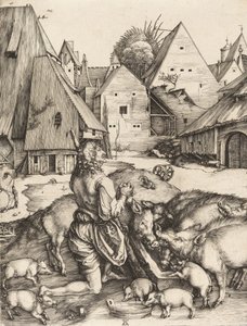 Der verlorene Sohn, ca. 1496 von Albrecht Dürer