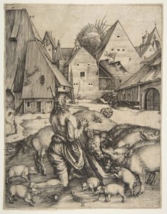 Der verlorene Sohn, ca. 1496 von Albrecht Dürer