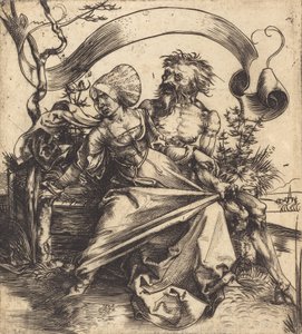 Der Vergewaltiger, ca. 1495 von Albrecht Dürer