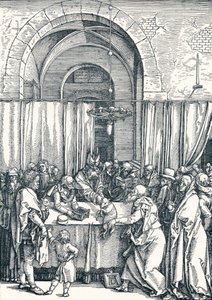 Die Ablehnung von Joachims Opfergabe von Albrecht Dürer