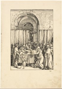Die Ablehnung von Joachims Opfer, aus Das Leben der Jungfrau von Albrecht Dürer