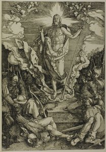 Die Auferstehung, aus Die Große Passion von Albrecht Dürer