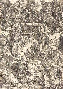 Die sieben Engel mit den Trompeten, wahrscheinlich ca. 1496-1498