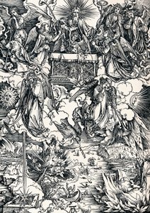 Die sieben Trompeten werden den Engeln gegeben, 1498, 1906 von Albrecht Dürer