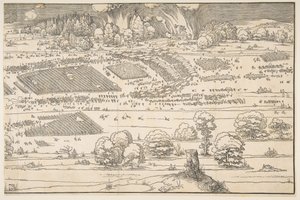 Die Belagerung einer Festung von Albrecht Dürer