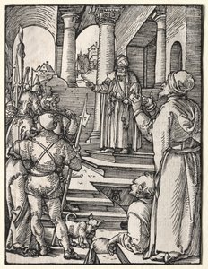 Die kleine Passion: Christus vor Pilatus von Albrecht Dürer