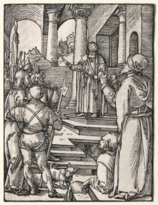 Die Kleine Passion: Christus vor Pilatus von Albrecht Dürer