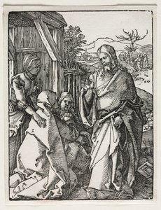 Die Kleine Passion: Christus nimmt Abschied von der Jungfrau von Albrecht Dürer