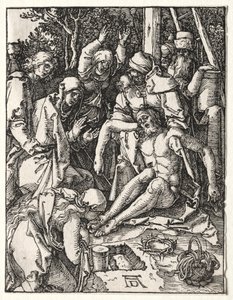 Die Kleine Passion: Beweinung, ca. 1509-1510 von Albrecht Dürer
