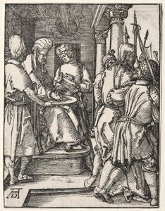 Die Kleine Passion: Pilatus wäscht seine Hände, 1509-1511 von Albrecht Dürer