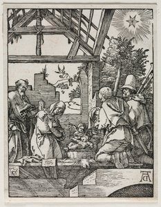 Die Kleine Passion: Die Geburt Christi von Albrecht Dürer