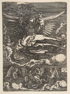 Das Schweißtuch von einem Engel gehalten von Albrecht Dürer