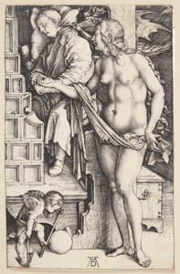 Die Versuchung des Müßiggängers - Der Traum des Doktors von Albrecht Dürer