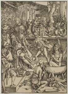 Die Folterung des Heiligen Johannes des Evangelisten