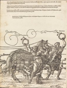 Der Triumphwagen von Maximilian I (Der große Triumphwagen) [Tafel 6 von 8]