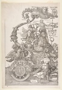 Der Triumphwagen von Maximilian I. Der Große Tri... von Albrecht Dürer