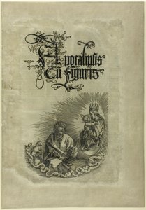 Die Jungfrau erscheint dem Heiligen Johannes, aus der Apokalypse von Albrecht Dürer