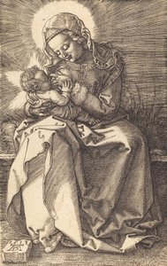 Die Jungfrau, die das Kind stillt, 1519 von Albrecht Dürer