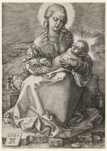 Die Jungfrau und das Kind in Windeln von Albrecht Dürer