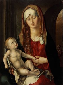 Die Jungfrau und das Kind Madonna del Patrocinio, 1495 von Albrecht Dürer