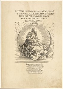 Die Jungfrau auf dem Halbmond, aus Das Leben der Jungfrau von Albrecht Dürer