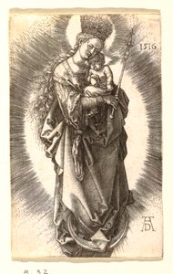Die Jungfrau mit dem Sternenkranz von Albrecht Dürer
