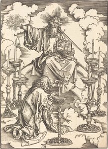 Die Vision der sieben Leuchter von Albrecht Dürer
