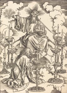 Die Vision der sieben Leuchter, wahrscheinlich ca. 1496-1498
