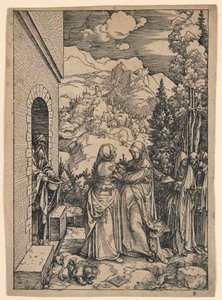 Die Heimsuchung, aus "Das Leben der Jungfrau" von Albrecht Dürer