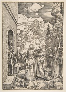 Die Heimsuchung aus Das Leben der Jungfrau von Albrecht Dürer