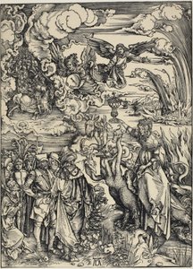 Die Hure Babylon, aus der Apokalypse von Albrecht Dürer