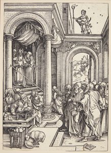 Die Darstellung der Jungfrau im Tempel von Albrecht Dürer