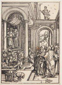 Die Darstellung der Jungfrau im Tempel von Albrecht Dürer