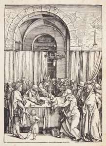Die Ablehnung von Joachims Opfergabe von Albrecht Dürer