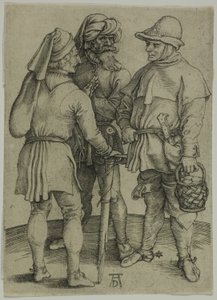 Drei Bauern im Gespräch